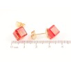 Сережки Xuping колір 18K з кристалами Swarovski пусети «Кришталеві кубики Siam» 8х8мм фото №2 Сережки Xuping колір 18K з кристалами Swarovski пусети «Кришталеві кубики Siam» 8х8мм фото №2