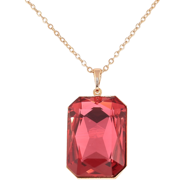 Кулон Xuping колір 18K з кристалами Swarovski на ланцюжку Кристал Siam, 19х28мм» довжина 41-46см х 2мм фото №6 Кулон Xuping колір 18K з кристалами Swarovski на ланцюжку Кристал Siam, 19х28мм» довжина 41-46см х 2мм фото №6