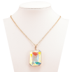 Кулон Xuping колір 18K з кристалами Swarovski на ланцюжку Кристал Shimmer, 19х28мм» довжина 40-45см х 2мм фото №2 Кулон Xuping колір 18K з кристалами Swarovski на ланцюжку Кристал Shimmer, 19х28мм» довжина 40-45см х 2мм фото №2
