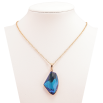 Кулон Xuping колір 18K з кристалами Swarovski на ланцюжку Кристал Capri Blue» довжина 40-45см х 2мм фото №2 Кулон Xuping колір 18K з кристалами Swarovski на ланцюжку Кристал Capri Blue» довжина 40-45см х 2мм фото №2