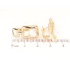 Сережки Xuping Позолота 18K англійський замок «Візерунок з райдужними кристалами» фото №2 Сережки Xuping Позолота 18K англійський замок «Візерунок з райдужними кристалами» фото №2