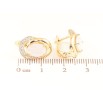 Серьги Xuping Позолота 18K английский замок Узор с розовыми кристаллами фото №2 Серьги Xuping Позолота 18K английский замок Узор с розовыми кристаллами фото №2