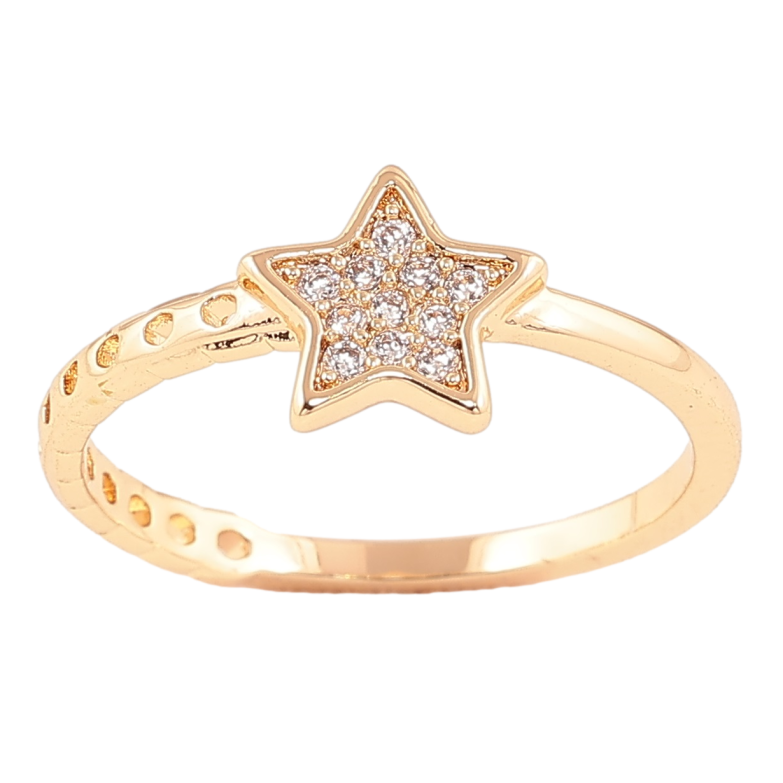 Каблучка Xuping Позолота 18K «Зірка» фото №10
