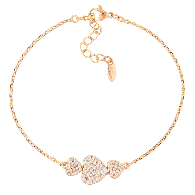 Браслет Xuping Позолота 18K «Ланцюжок з сердечками» довжина з дод.цеп. 18-21.5см х 1.5мм фото №15 Браслет Xuping Позолота 18K «Ланцюжок з сердечками» довжина з дод.цеп. 18-21.5см х 1.5мм фото №15
