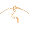 Браслет Xuping Позолота 18K «Ланцюжок з сердечками» довжина з дод.цеп. 18-21.5см х 1.5мм фото №2