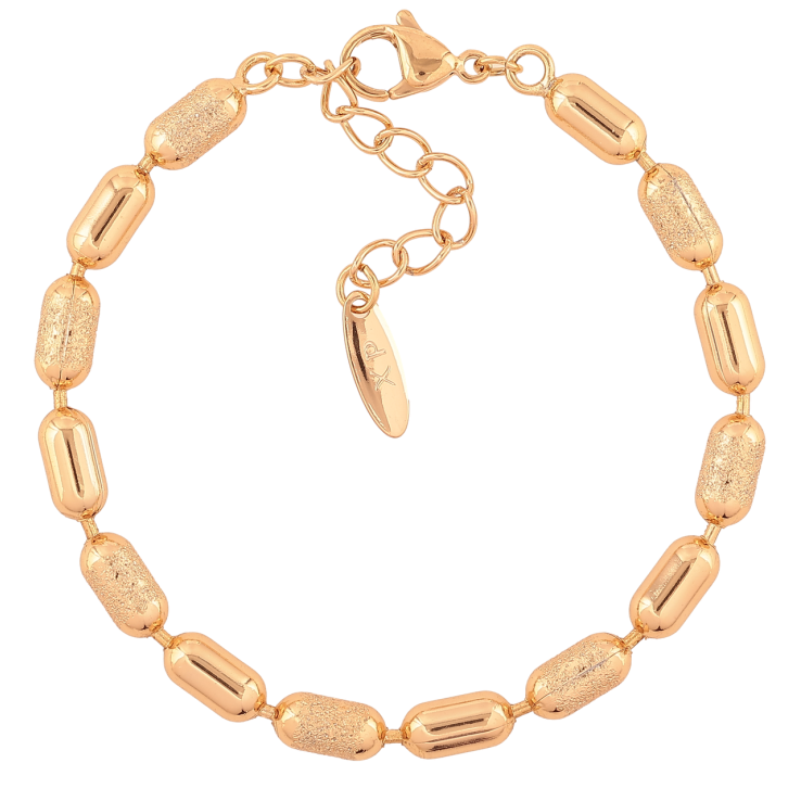 Браслет Xuping Позолота 18K Цепочка Перлина длина с доп.цепочка 17-20см х 5мм фото №22