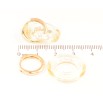 Сережки Xuping Позолота 18K підвіски на колечках «Золотисті кришталеві колечка» 2 в 1 фото №2 Сережки Xuping Позолота 18K підвіски на колечках «Золотисті кришталеві колечка» 2 в 1 фото №2