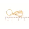 Сережки Xuping Позолота 18K підвіски на колечках «Сердечка» фото №2 Сережки Xuping Позолота 18K підвіски на колечках «Сердечка» фото №2