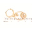 Сережки Xuping Позолота 18K підвіски на колечках «Очі з кристалами» фото №2 Сережки Xuping Позолота 18K підвіски на колечках «Очі з кристалами» фото №2