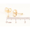 Серьги Xuping M&L Цвет 18K пусеты Шарики ø 2мм фото №2 Серьги Xuping M&L Цвет 18K пусеты Шарики ø 2мм фото №2