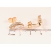 Серьги Xuping M&L Цвет 18K пусеты Кристальный узор фото №2 Серьги Xuping M&L Цвет 18K пусеты Кристальный узор фото №2