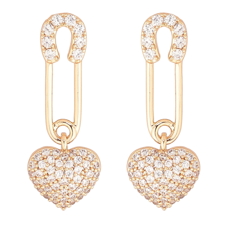 Серьги Xuping M&L Цвет 18K пусеты Булавки с сердечками фото №7 Серьги Xuping M&L Цвет 18K пусеты Булавки с сердечками фото №7