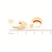 Серьги Xuping M&L Цвет 18K пусеты Декоративные дуги фото №2