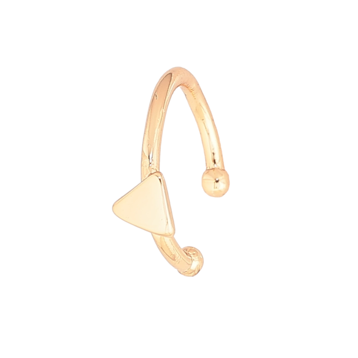 Сережки Xuping Позолота 18K моно-кафа «Візерунок трикутник» (1шт) фото №16