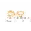 Серьги Xuping M&L Цвет 18K колечки Классика, шир. 3мм ø 10мм фото №2 Серьги Xuping M&L Цвет 18K колечки Классика, шир. 3мм ø 10мм фото №2
