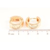 Серьги Xuping M&L Цвет 18K колечки Классика, шир. 6мм ø 17мм фото №2 Серьги Xuping M&L Цвет 18K колечки Классика, шир. 6мм ø 17мм фото №2