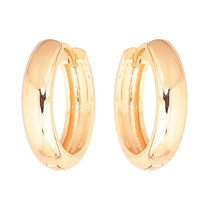 Серьги Xuping M&L Цвет 18K колечки Классика, шир. 5мм ø 21мм фото №1 Серьги Xuping M&L Цвет 18K колечки Классика, шир. 5мм ø 21мм фото №1
