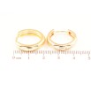 Серьги Xuping M&L Цвет 18K колечки Классика, шир. 5мм ø 21мм фото №2 Серьги Xuping M&L Цвет 18K колечки Классика, шир. 5мм ø 21мм фото №2