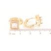 Серьги Xuping M&L Цвет 18K колечки Кристалл в обрамлении мелких кристалликов фото №2 Серьги Xuping M&L Цвет 18K колечки Кристалл в обрамлении мелких кристалликов фото №2