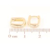 Серьги Xuping M&L Цвет 18K колечки Овальные фото №2