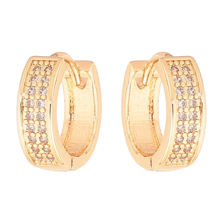 Серьги Xuping M&L Цвет 18K колечки Инкрустация кристаллами фото №22 Серьги Xuping M&L Цвет 18K колечки Инкрустация кристаллами фото №22