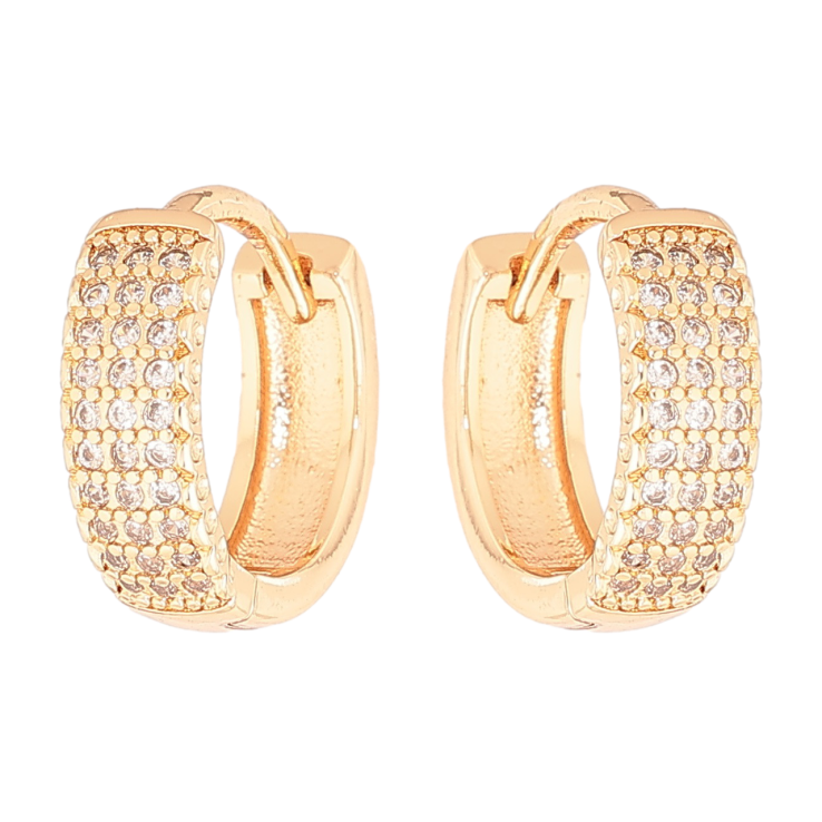 Серьги Xuping M&L Цвет 18K колечки Инкрустация кристаллами фото №15