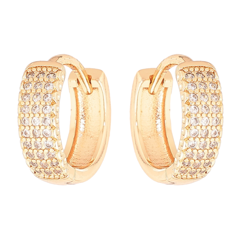 Сережки Xuping M&L Колір 18K колечка «Інкрустація кристалами» фото №15