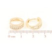 Серьги Xuping M&L Цвет 18K колечки Инкрустация кристаллами фото №2