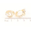 Серьги Xuping M&L Цвет 18K колечки Узор колечки с кристаллами фото №2
