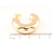 Серьги Xuping Позолота 18K пусеты Объемные дуги фото №2
