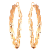 Серьги Xuping Позолота 18K итальянский замок Декоративный узор фото №3