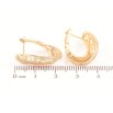 Серьги Xuping Позолота 18K английский замок Декоративный узор с кристаллами фото №2 Серьги Xuping Позолота 18K английский замок Декоративный узор с кристаллами фото №2
