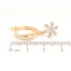 Сережки Xuping Позолота 18K англійський замок Сніжинки фото №2 Сережки Xuping Позолота 18K англійський замок Сніжинки фото №2