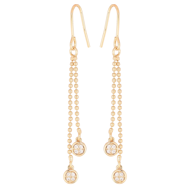 Сережки Xuping M&L Колір 18K французький замок «Підвіски з кристалами» фото №18 Сережки Xuping M&L Колір 18K французький замок «Підвіски з кристалами» фото №18