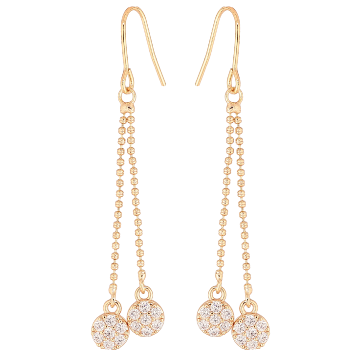 Сережки Xuping M&L Колір 18K французький замок «Підвіски з кристалами» фото №20 Сережки Xuping M&L Колір 18K французький замок «Підвіски з кристалами» фото №20