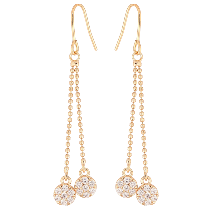 Сережки Xuping M&L Колір 18K французький замок «Підвіски з кристалами» фото №1 Сережки Xuping M&L Колір 18K французький замок «Підвіски з кристалами» фото №1