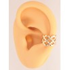 Сережки Xuping M&L Колір 18K кафи «Декоративний візерунок» фото №3 Сережки Xuping M&L Колір 18K кафи «Декоративний візерунок» фото №3