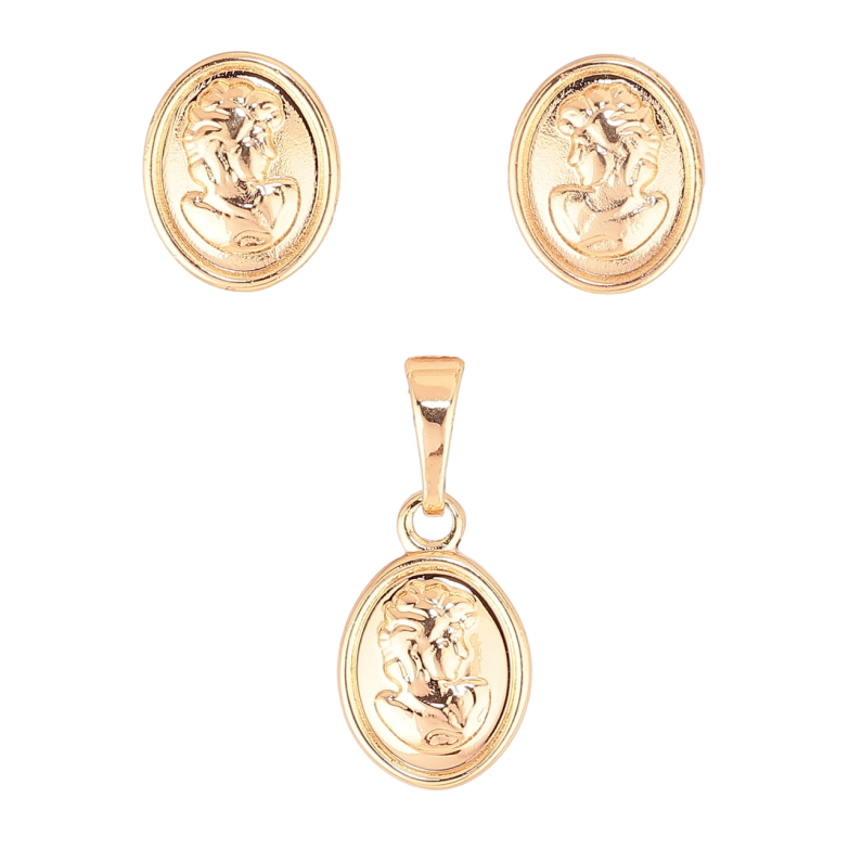 Набір Xuping M&L Колір 18K Сережки Кулон «Портрет» фото №11