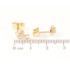 Сережки Xuping Позолота 18K пусети «Хрестики з кристалами» фото №2 Сережки Xuping Позолота 18K пусети «Хрестики з кристалами» фото №2