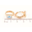 Сережки Xuping колір 18K з кристалами Swarovski колечка «Кристали Shimmer» фото №2