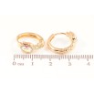 Сережки Xuping колір 18K з кристалами Swarovski колечка «Тюльпани з кристалами АВ» фото №2