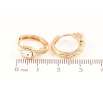 Серьги Xuping цвет 18K с кристаллами Swarovski колечки Тюльпаны с кристаллами Clear фото №2 Серьги Xuping цвет 18K с кристаллами Swarovski колечки Тюльпаны с кристаллами Clear фото №2
