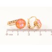 Сережки Xuping колір 18K з кристалами Swarovski французький замок «Кристали Astral Pink» ø 10мм фото №2 Сережки Xuping колір 18K з кристалами Swarovski французький замок «Кристали Astral Pink» ø 10мм фото №2