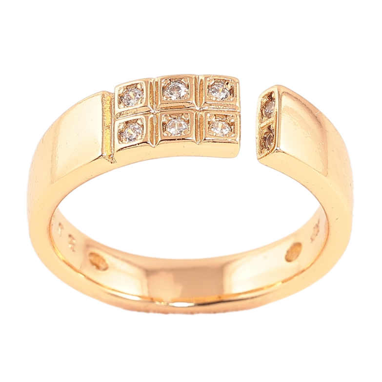 Каблучка Xuping Позолота 18K «Інкрустація кристалами» фото №1