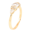 Каблучка Xuping Позолота 18K «Кришталевий блиск» фото №2 Каблучка Xuping Позолота 18K «Кришталевий блиск» фото №2