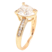 Каблучка Xuping Позолота 18K «Кришталеве сердечко» фото №2 Каблучка Xuping Позолота 18K «Кришталеве сердечко» фото №2