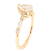 Каблучка Xuping Позолота 18K «Кришталева крапля» фото №2 Каблучка Xuping Позолота 18K «Кришталева крапля» фото №2