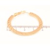 Сережки Xuping Позолота 18K кільця (конго) «Декоративний візерунок» ø 4см фото №2 Сережки Xuping Позолота 18K кільця (конго) «Декоративний візерунок» ø 4см фото №2