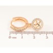 Сережки Xuping M&L Колір 18K підвіски на колечках «Кришталеві кільця з зірками» фото №2 Сережки Xuping M&L Колір 18K підвіски на колечках «Кришталеві кільця з зірками» фото №2