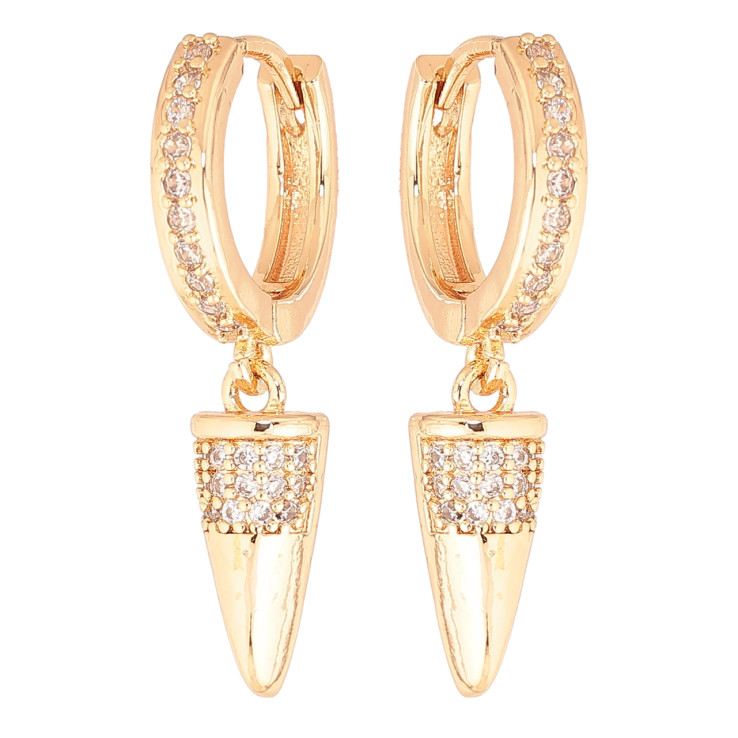 Сережки Xuping M&L Колір 18K підвіски на колечках «Декоративні підвіски з кристалами» фото №10